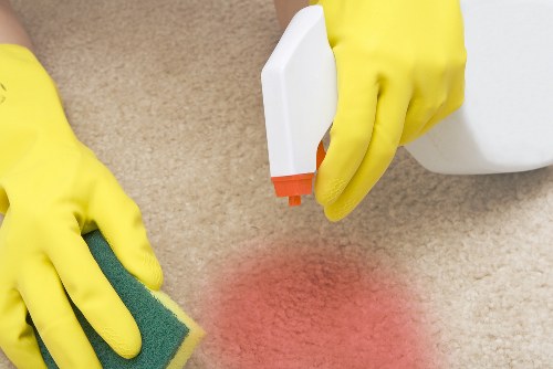 Carpetcleaning W3 team promoting recycling and sustainable cleaning practices