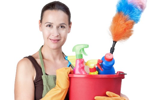Specialist cleaning equipment used on hard flooring in W3