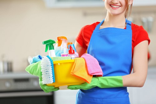 After builders cleaning equipment and dust removal in a W3 property