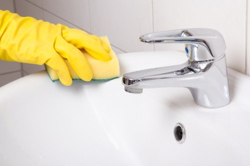 Scheduled office cleaning for a small business premises in W3